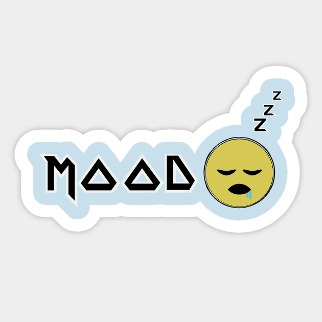 Mood: Tired Sticker by zenmode